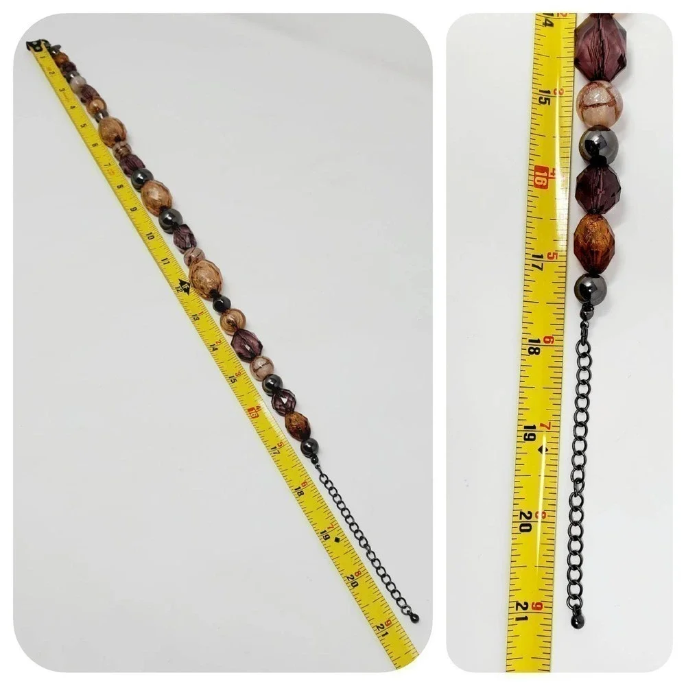 New York & Company Beaded Fashion Multicolored Jewelry Necklace SALE - Picture 5 of 5